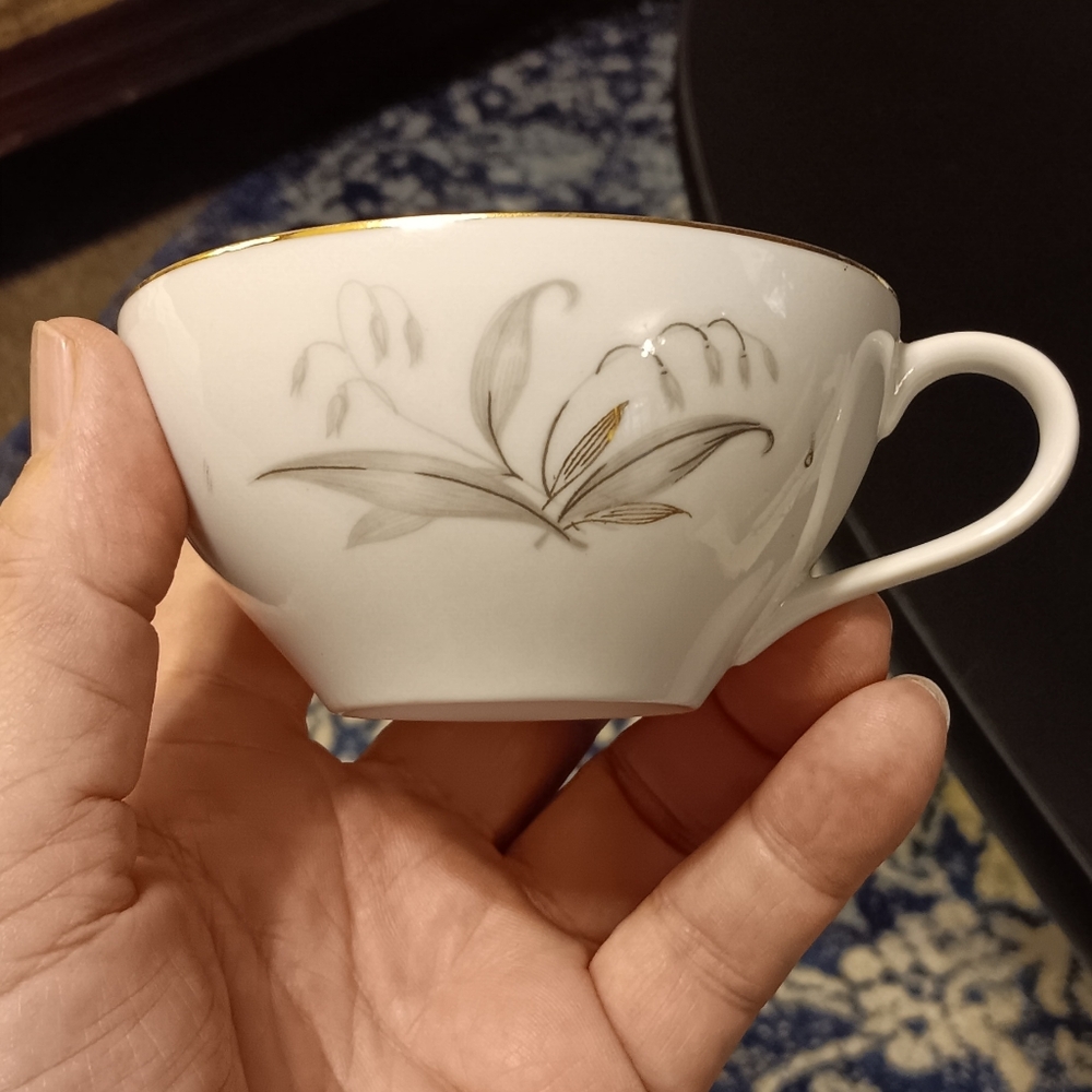 Vintage 1961 Golden Rhapsody Tea Cup and Saucer Kaysons Fine China Japan - Picture 5 of 9